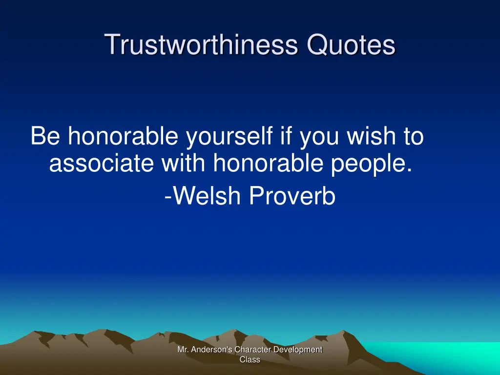 trustworthiness quotes