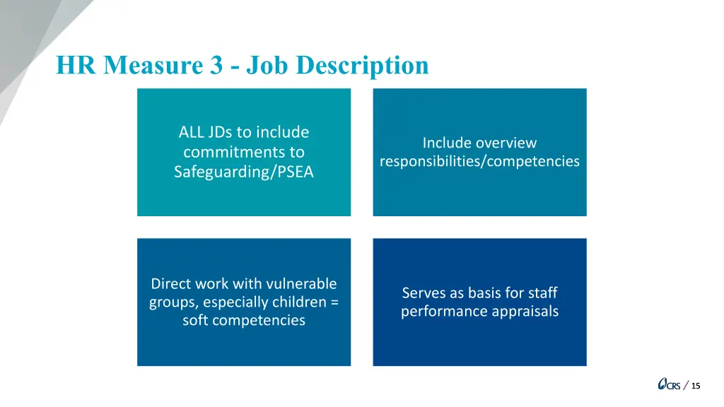 hr measure 3 job description