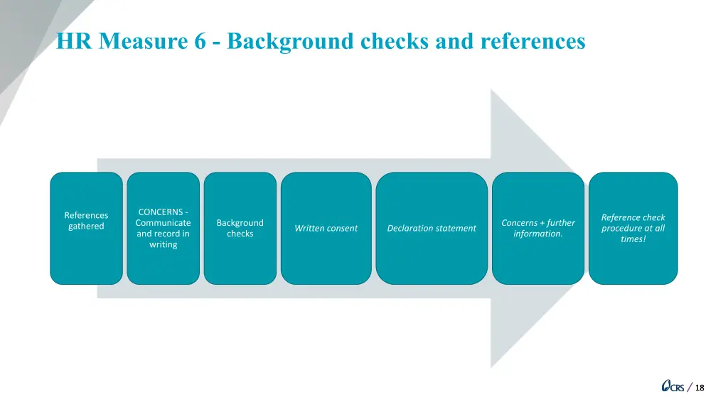 hr measure 6 background checks and references