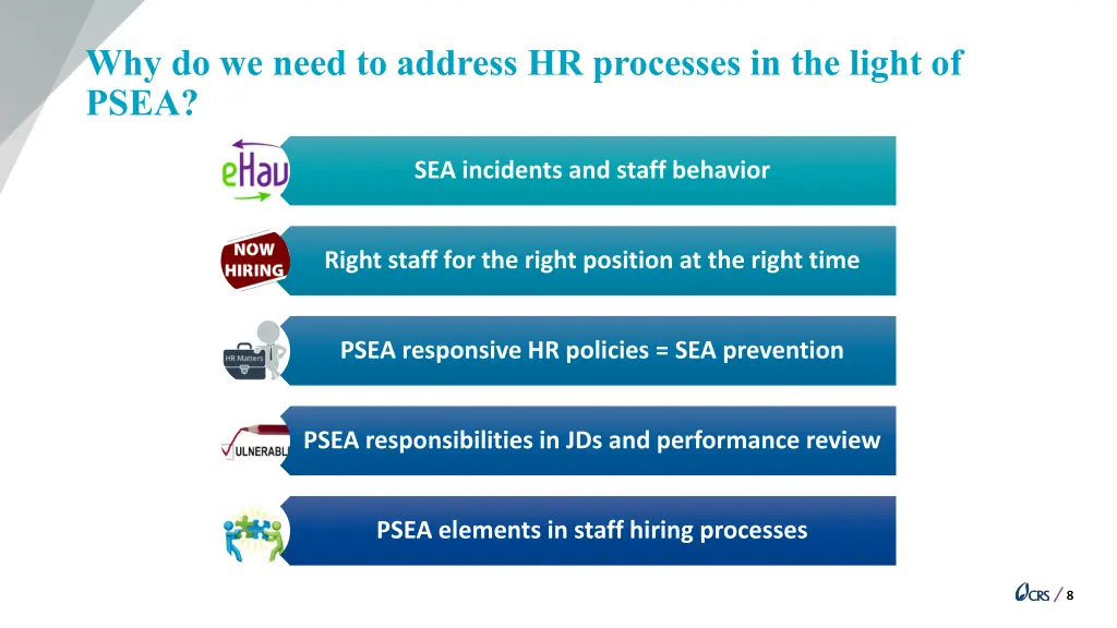 why do we need to address hr processes