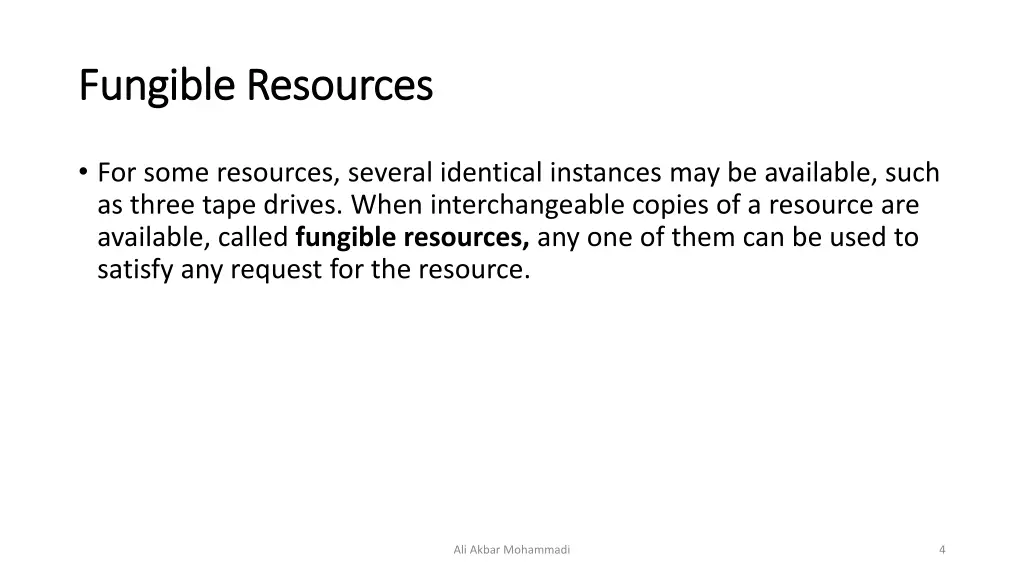 fungible resources fungible resources