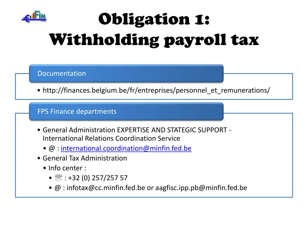 obligation 1 withholding payroll tax 2