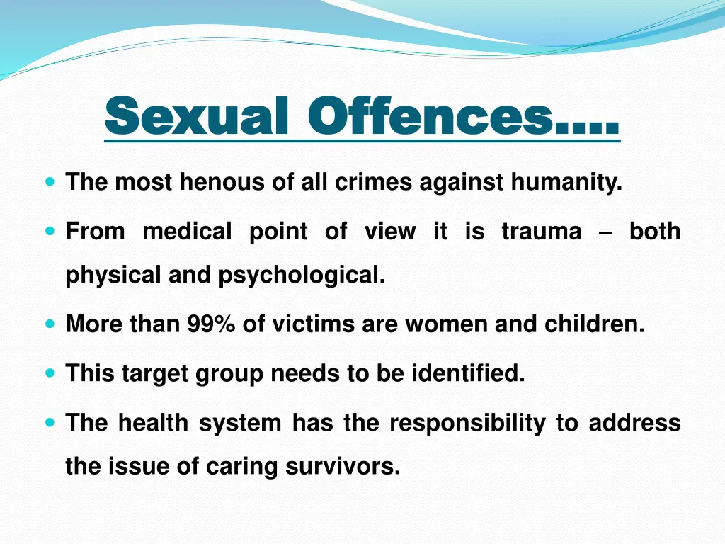 sexual offences sexual offences