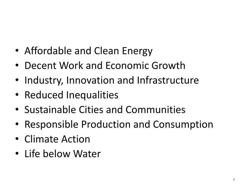 affordable and clean energy decent work