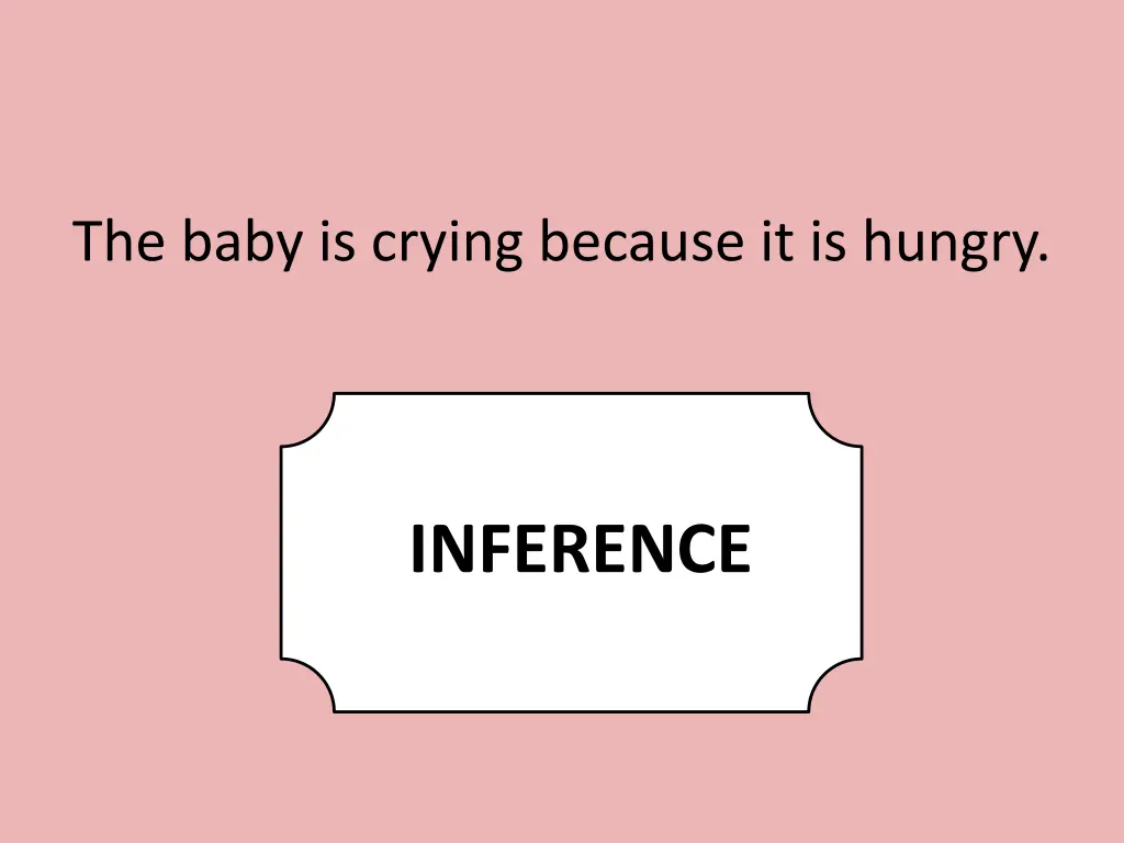 the baby is crying because it is hungry