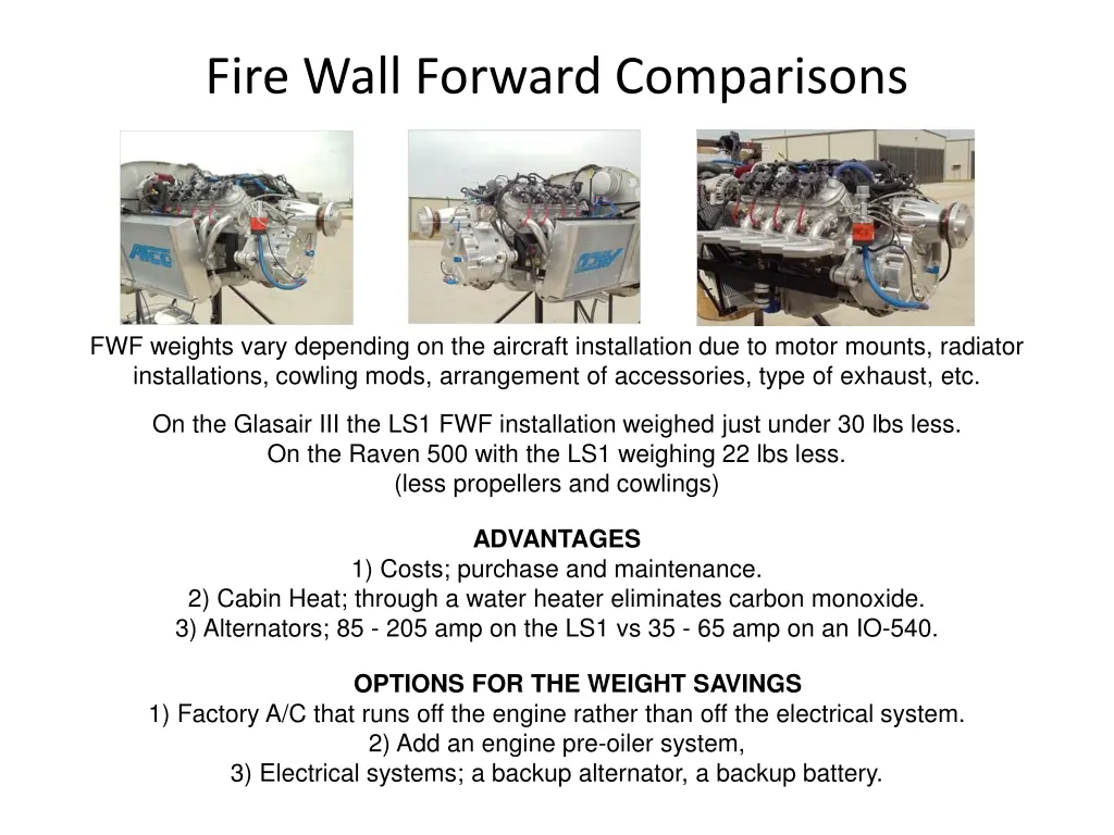 fire wall forward comparisons