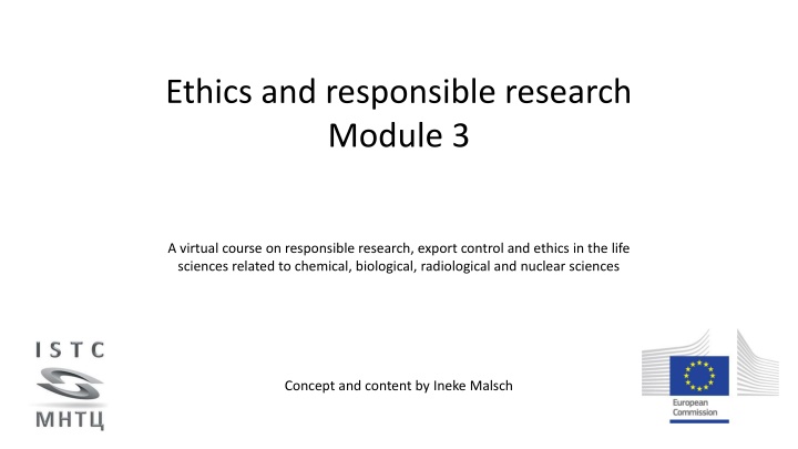 ethics and responsible research module 3