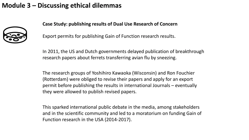 module 3 discussing ethical dilemmas 1