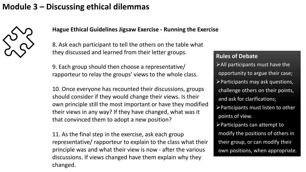 module 3 discussing ethical dilemmas 11