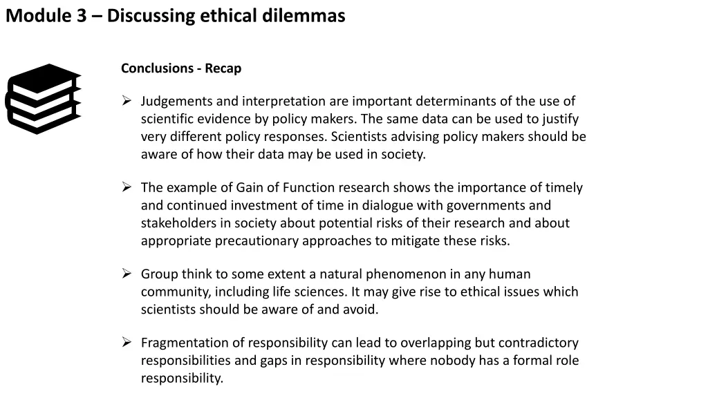 module 3 discussing ethical dilemmas 13