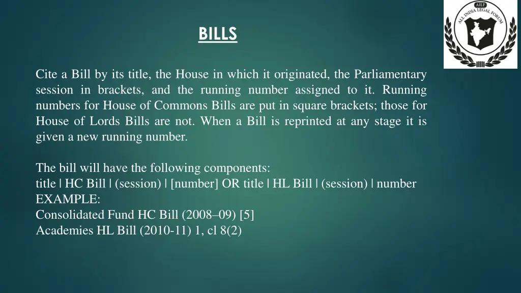 bills