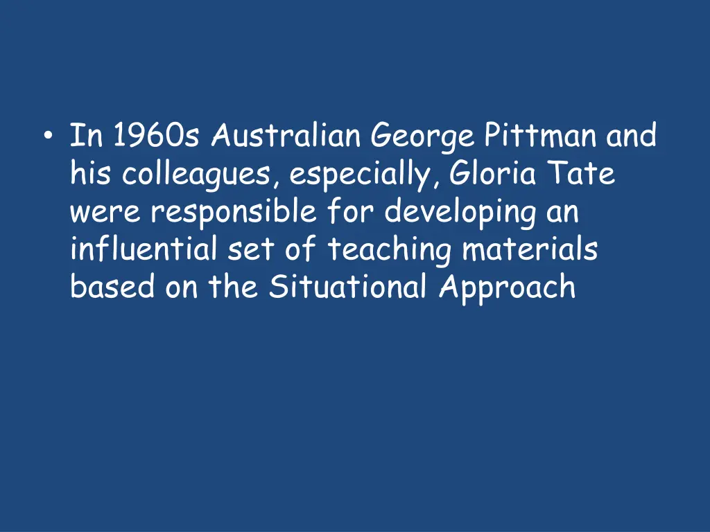 in 1960s australian george pittman