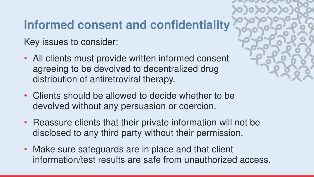 informed consent and confidentiality