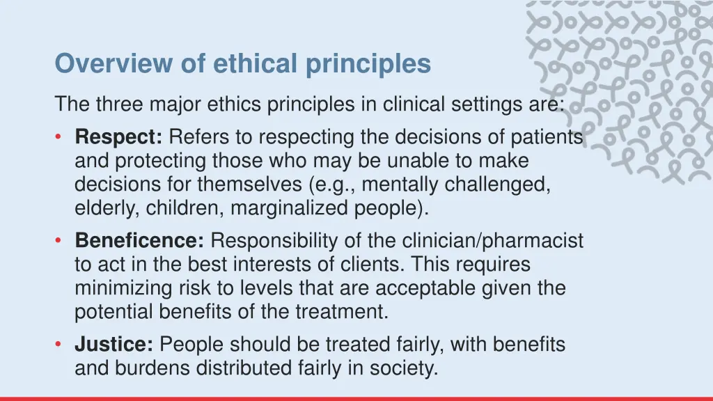 overview of ethical principles