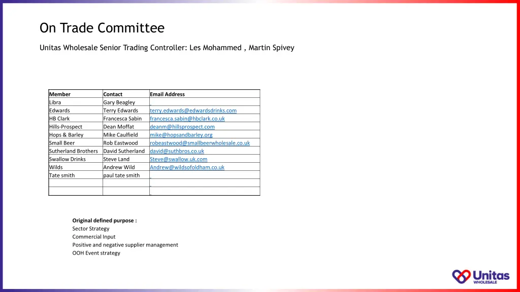 on trade committee