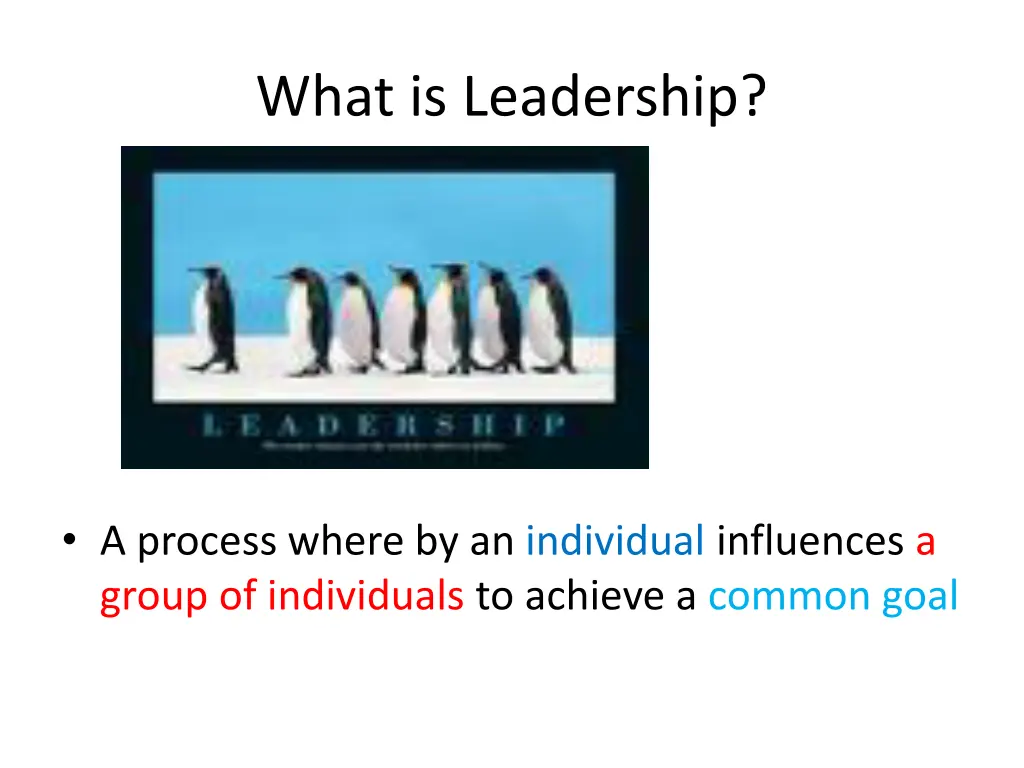 what is leadership