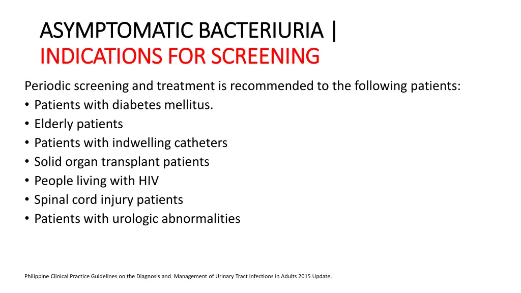 asymptomatic bacteriuria asymptomatic bacteriuria 1