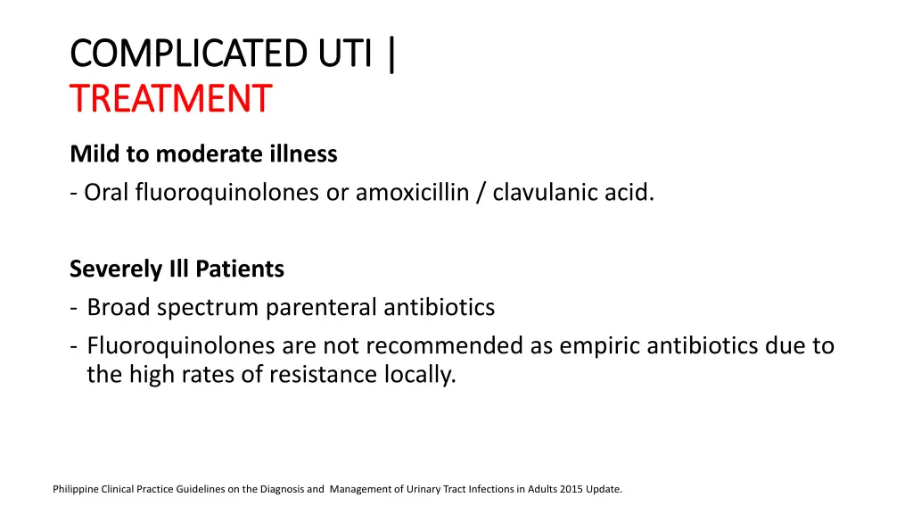 complicated uti complicated uti treatment