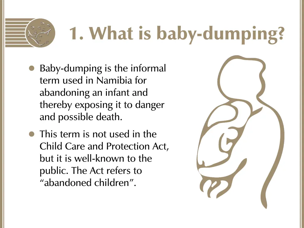 1 what is baby dumping