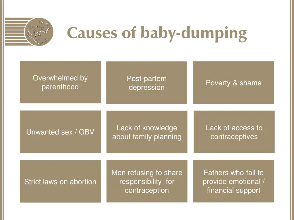 causes of baby dumping