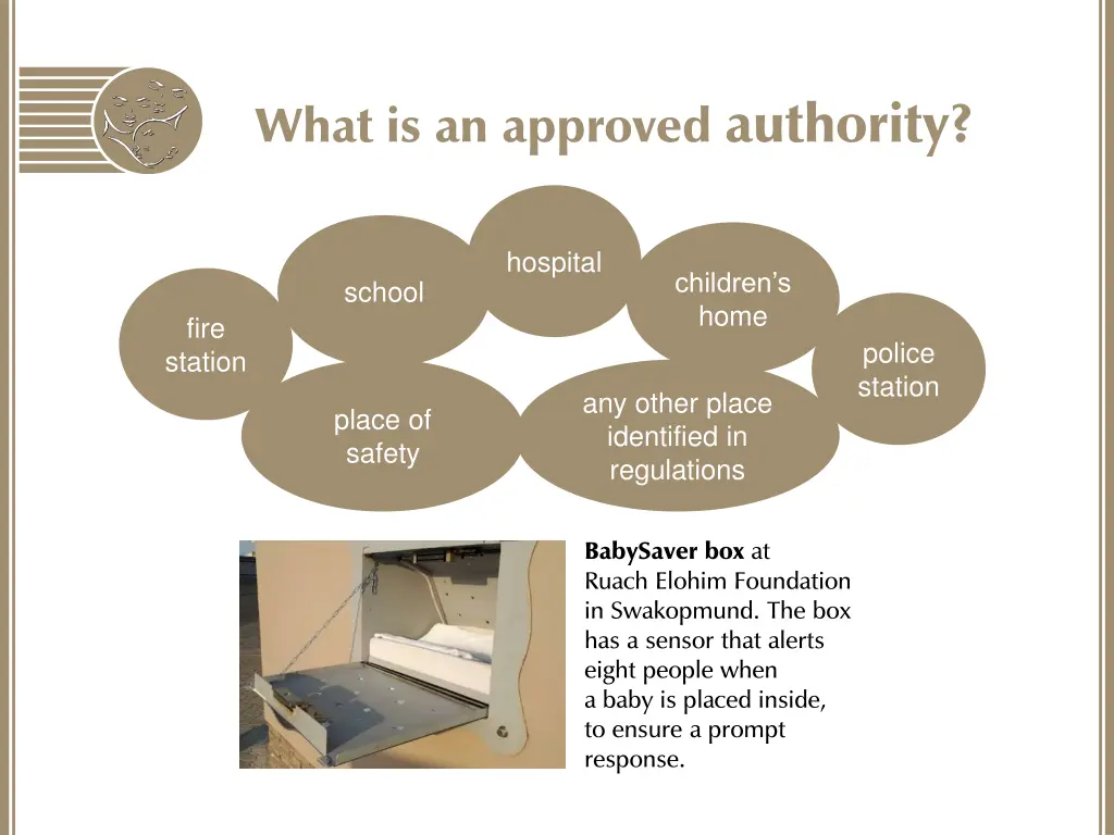 what is an approved authority