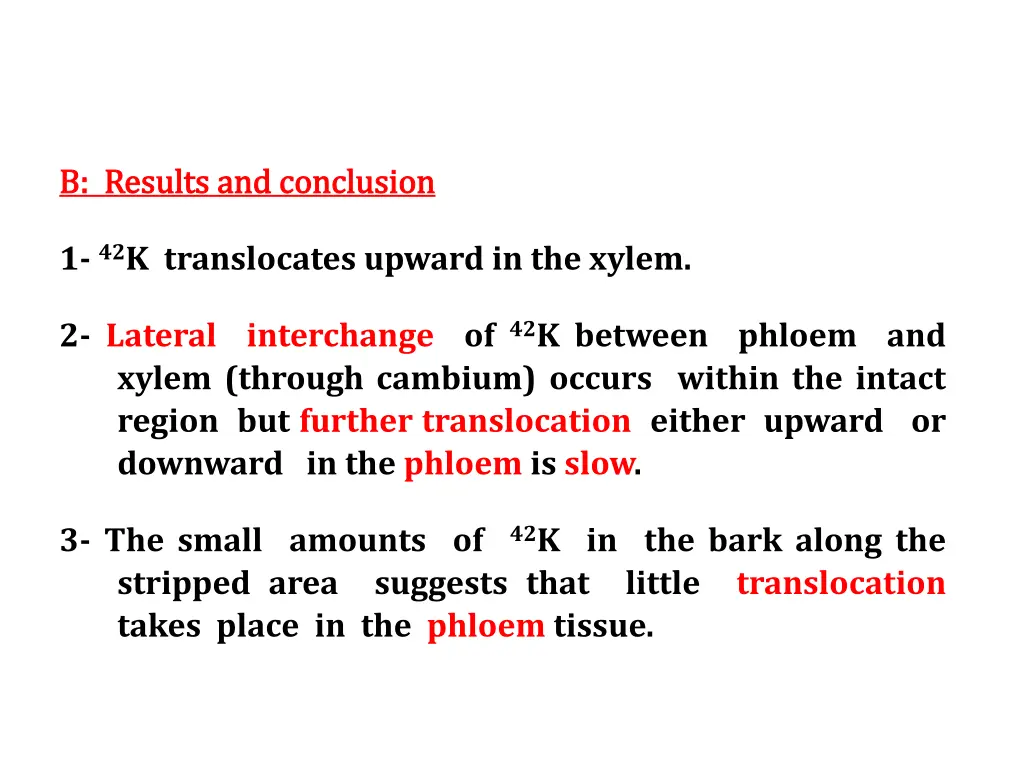 b results and conclusion b results and conclusion