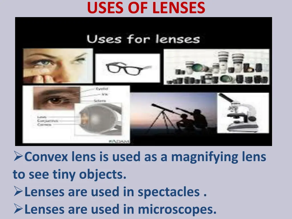 uses of lenses