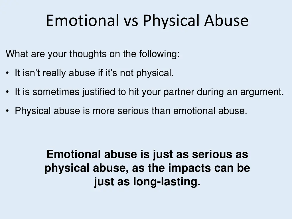 emotional vs physical abuse