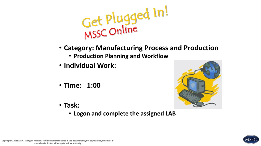 category manufacturing process and production