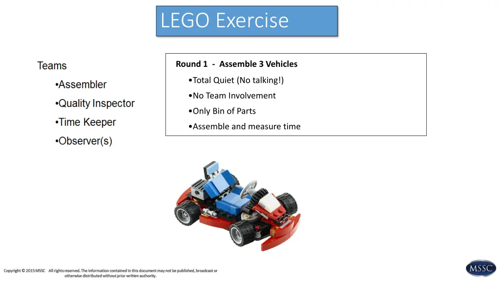 lego exercise