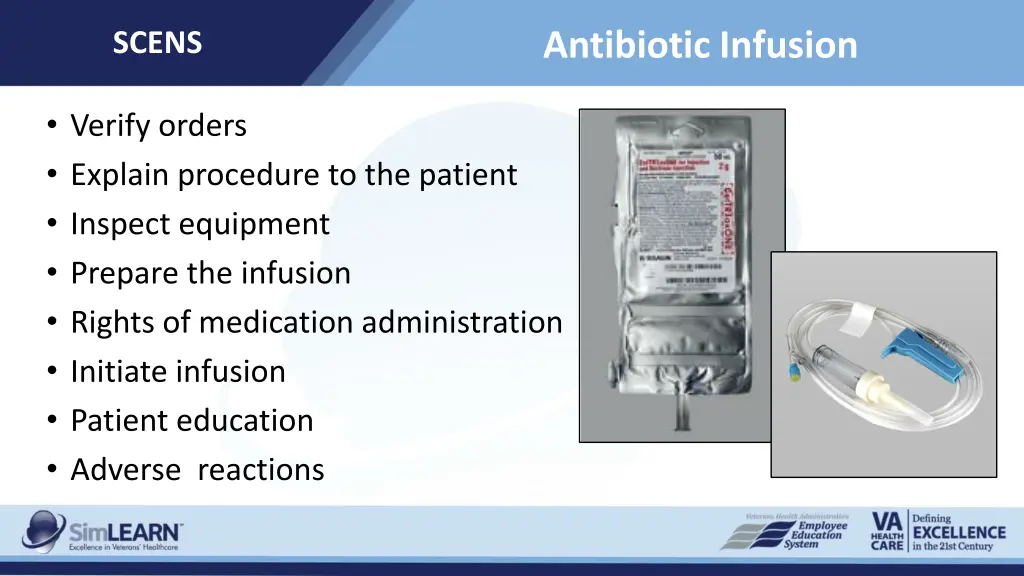 antibiotic infusion