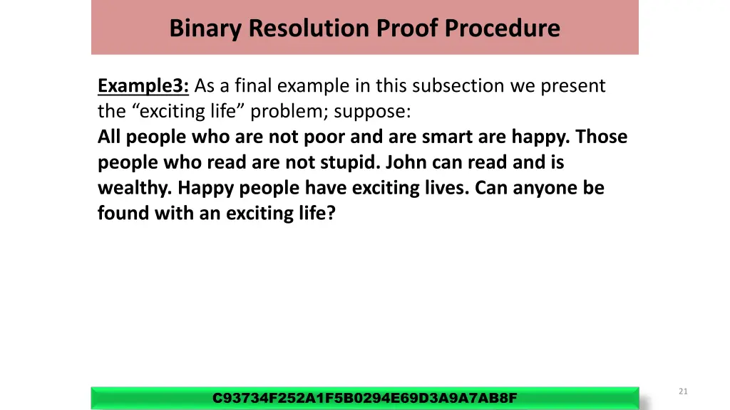 binary resolution proof procedure 8