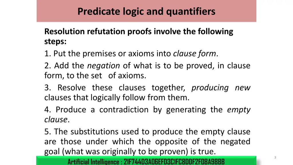 predicate logic and quantifiers