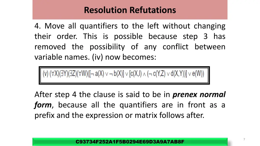 resolution refutations 2