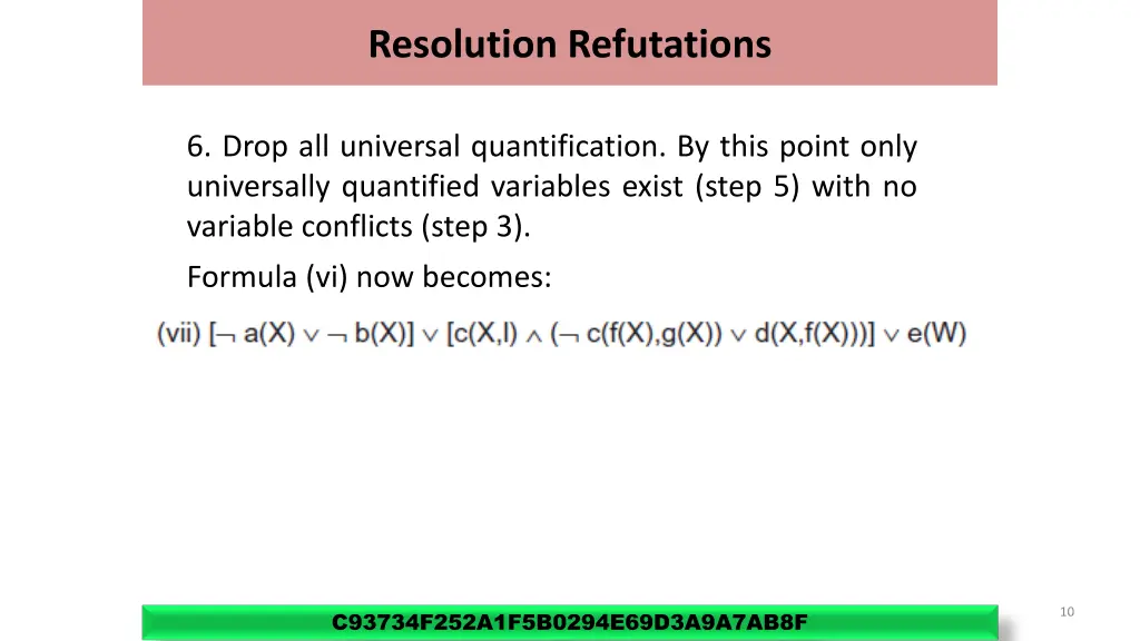 resolution refutations 5