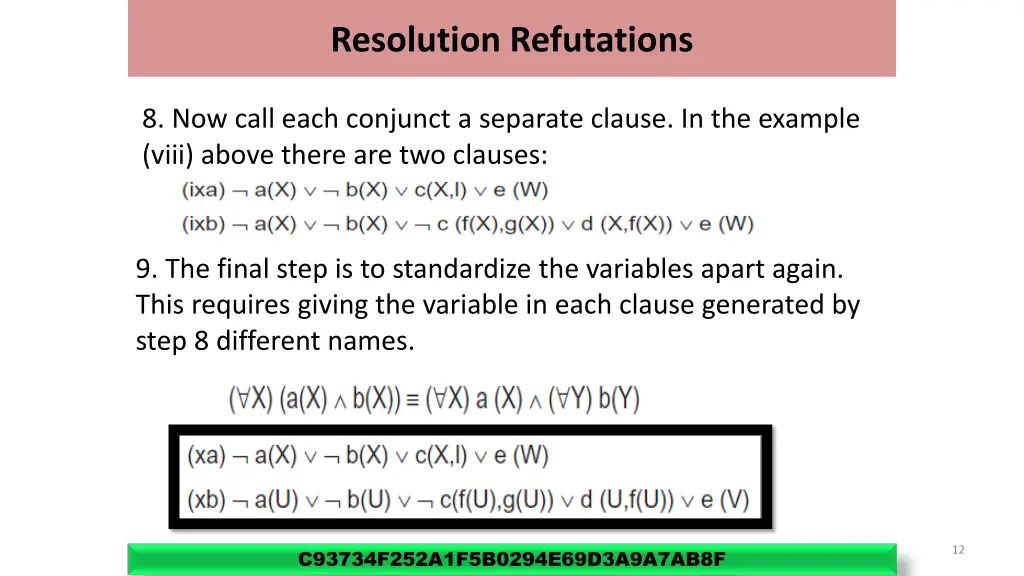 resolution refutations 7