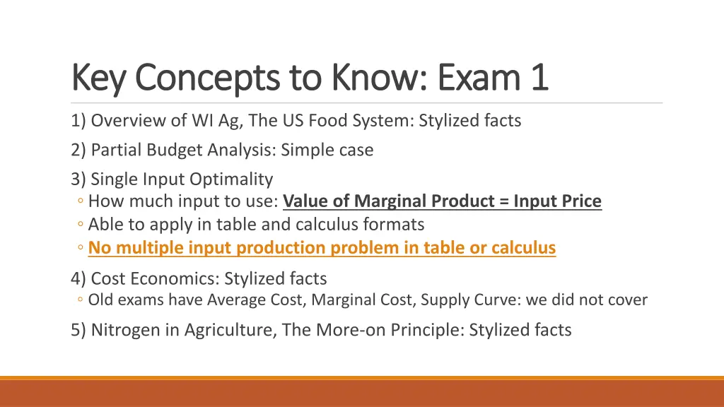 key concepts to know exam 1 key concepts to know