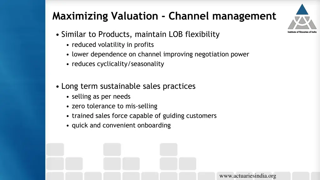 maximizing valuation channel management