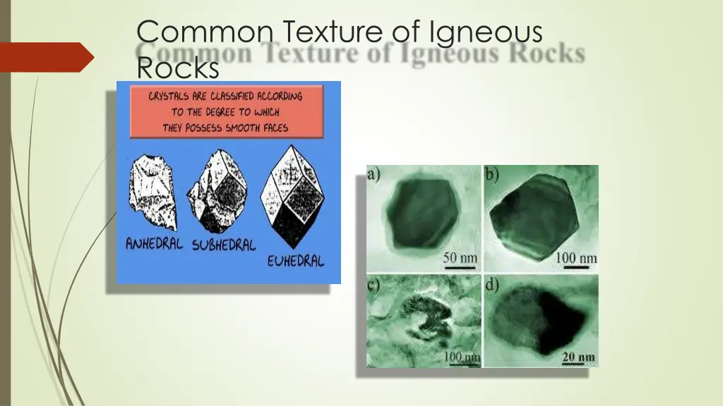 common texture of igneous rocks 5