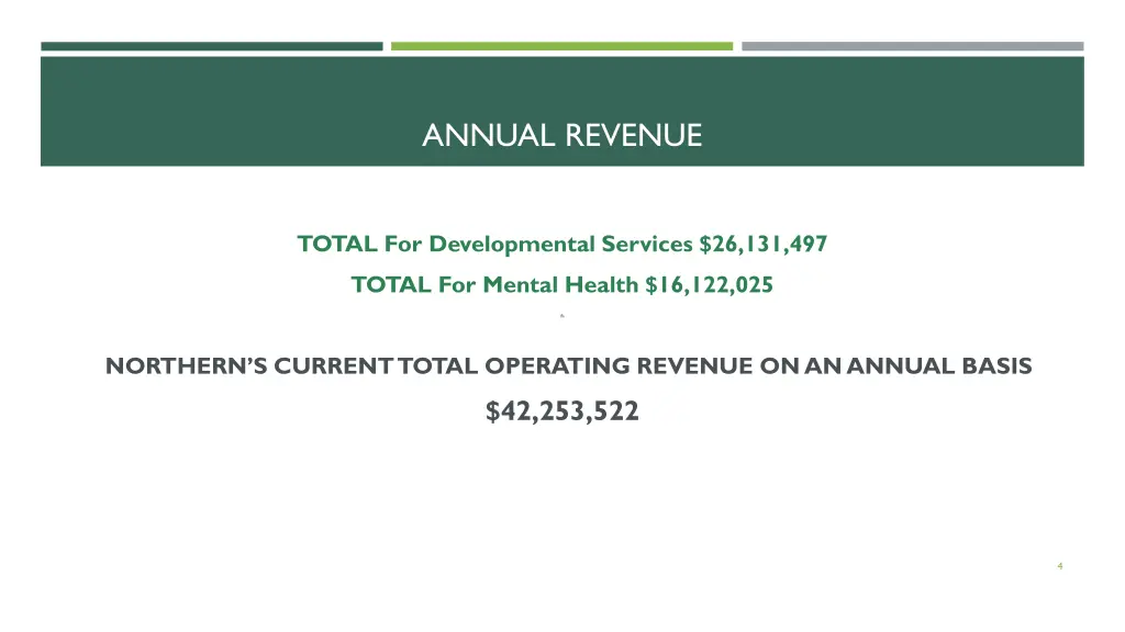 annual revenue