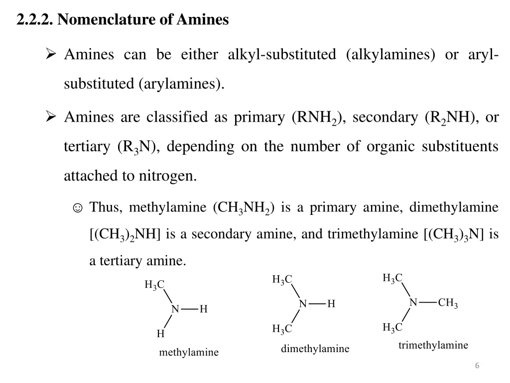 2 2 2 nomenclature of amines