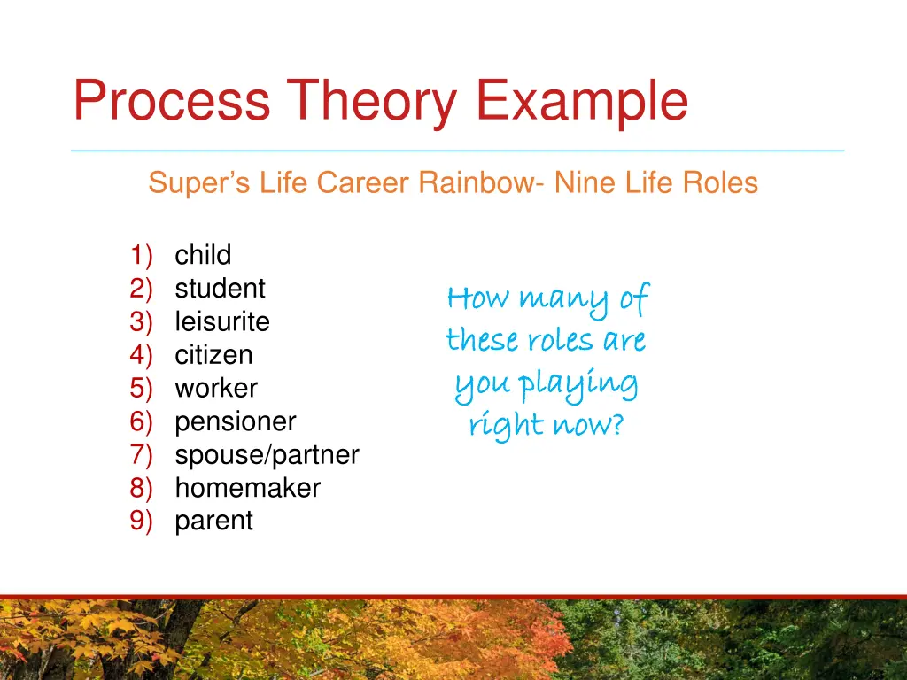 process theory example