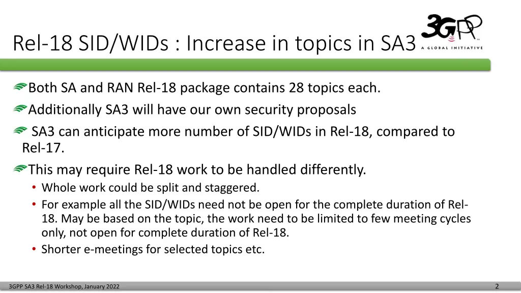 rel 18 sid wids increase in topics in sa3