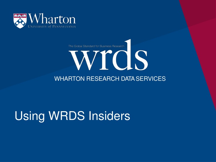 wharton research dataservices