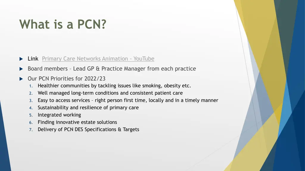 what is a pcn