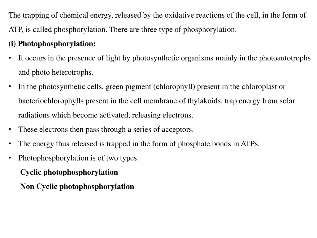 the trapping of chemical energy released