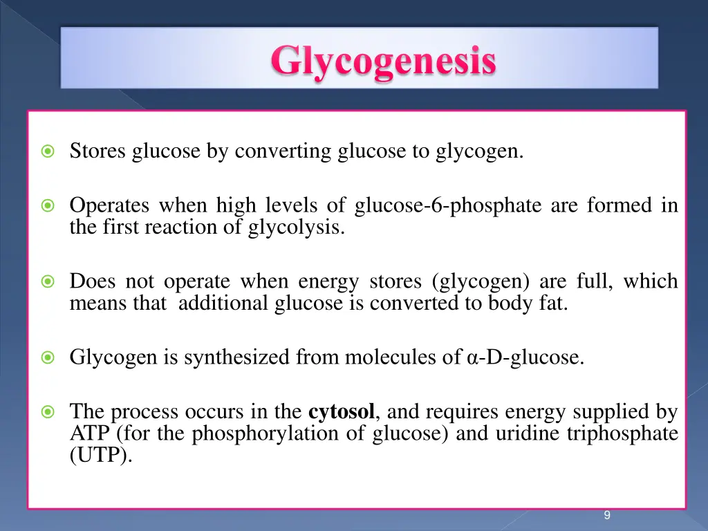 glycogenesis