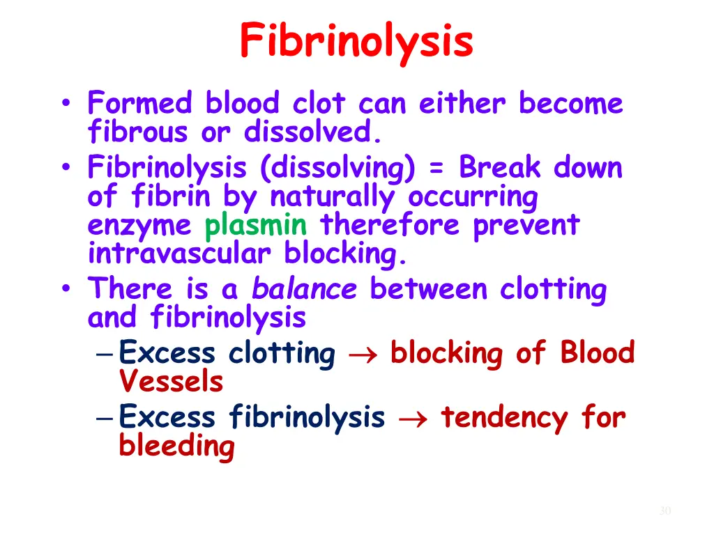 fibrinolysis