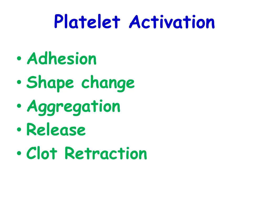 platelet activation