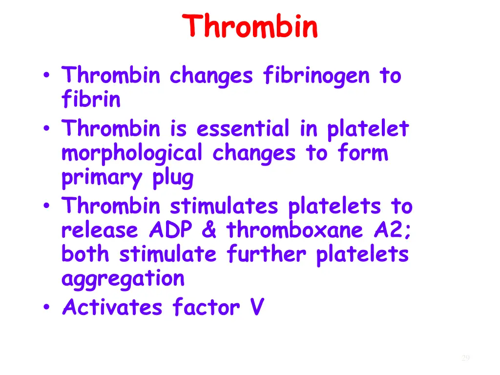 thrombin